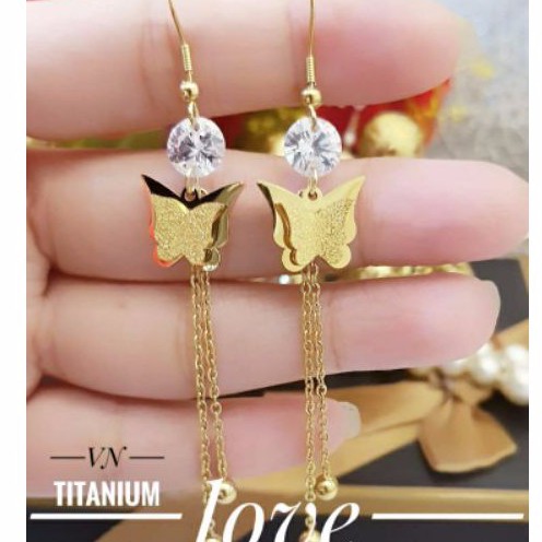 Anting wanita titanium 123n