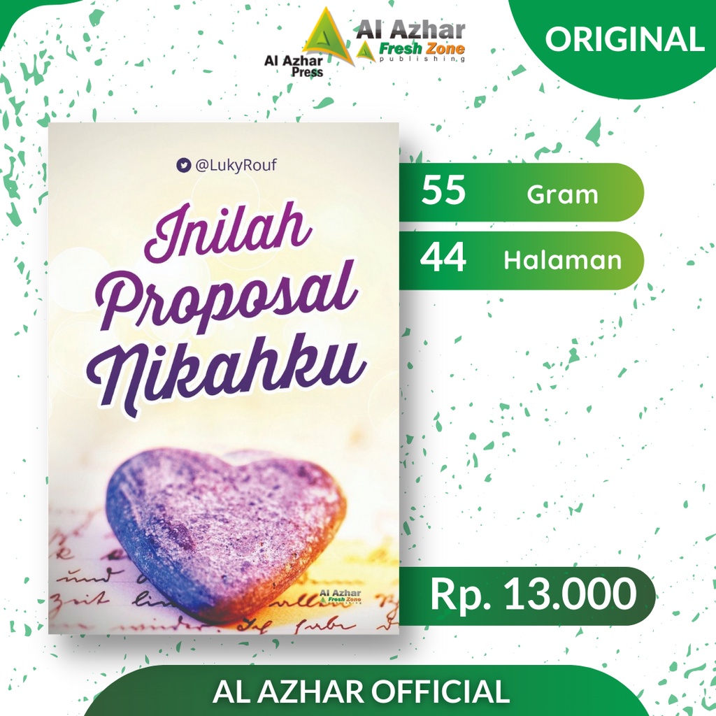 BUKU Inilah Proposal Nikahku
