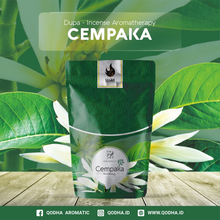 Bukhur Buhur Dupa Kerucut Aromaterapi Qodha isi 50 Pcs Aroma CEMPAKA