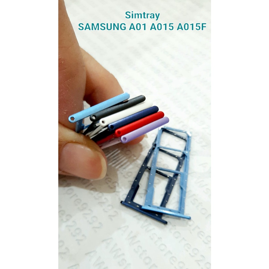 Slot Tempat Dudukan Kartu Simcard Sim card Lock Simtray Sim Tray Samsung A01 A015 A015F