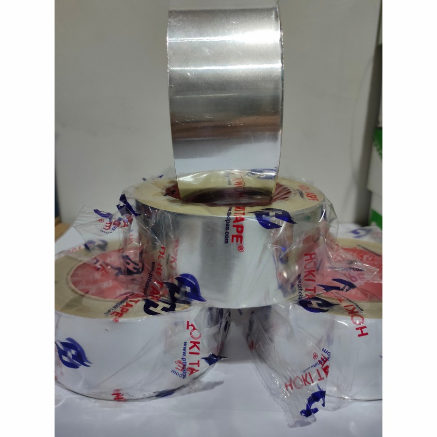 

Lakban Alumunium Tape 48mm*30m JUMBO/Lakban Aluminium Foil Tape 2inc