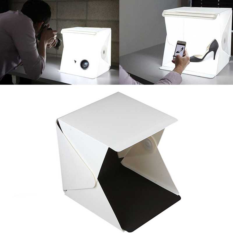 Photo Studio Foto Mini dengan Lampu LED