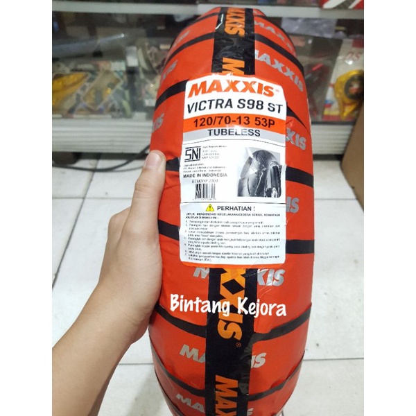 BAN NMAX BELAKANG - MAXXIS 120 70 13 VICTRA S98ST TUBELESS