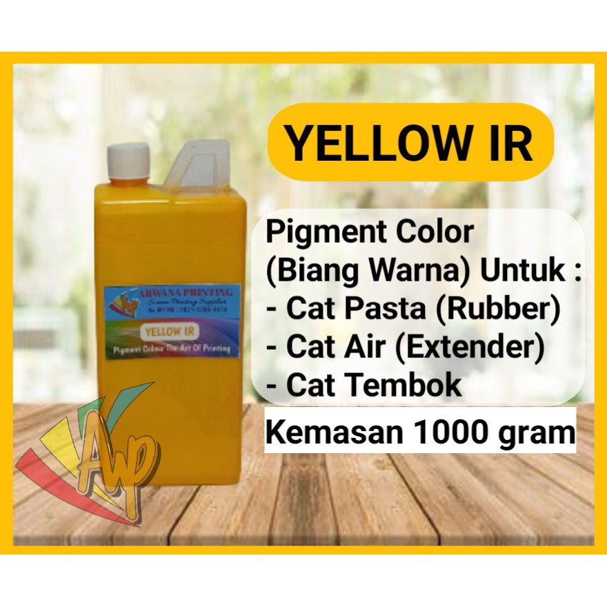 

Biang Warna Sablon Kuning Pigment Yellow IR 1kg