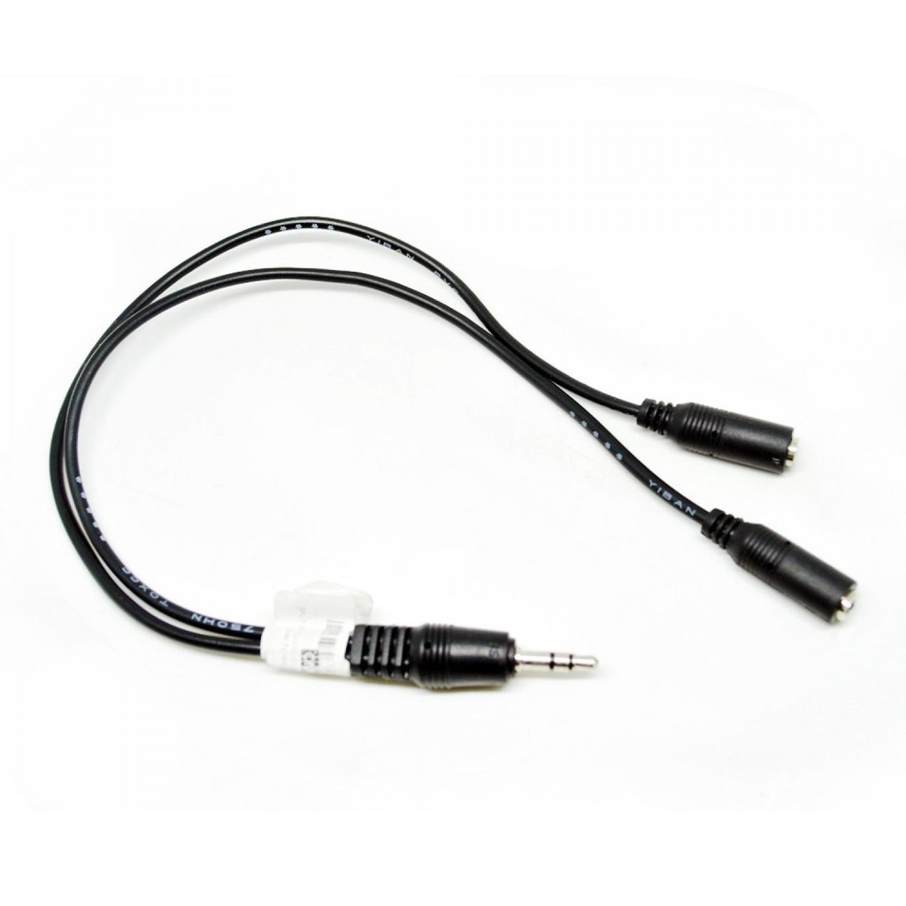 Bayar Ditempat Overfly Splitter Audio Cable 3.5mm Male to Dual 3.5mm Female Adapter