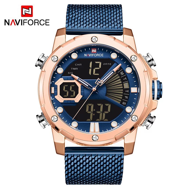 JAM TANGAN PRIA / COWOK NAVIFORCE 9172 ANALOG DIGITAL ORIGINAL