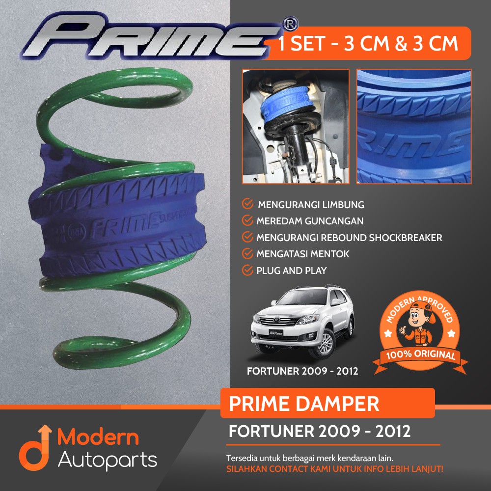 PRIME Damper / Spring Buffer FORTUNER 2009 - 2012 1 SET