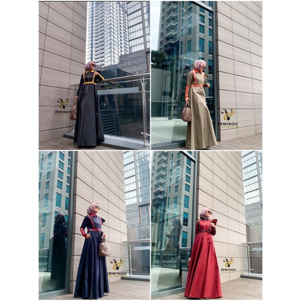 LUZIA DRESS ORIGINAL BY AMBIGU IRWINOV (KOLEKSI TERBARU)