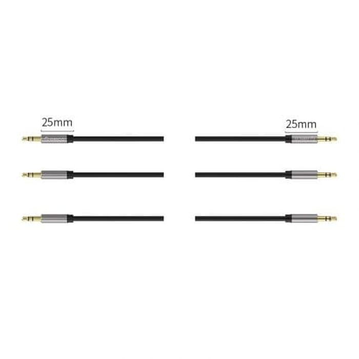 Orico AUX 3.5mm Male To Male Audio Cable - AM-M1 Aluminium Gold Plate - cable