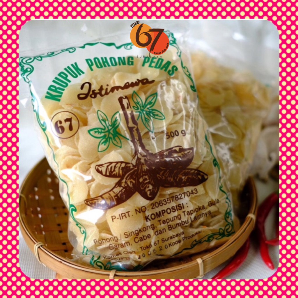 

Krupuk Pohong Pedas 67