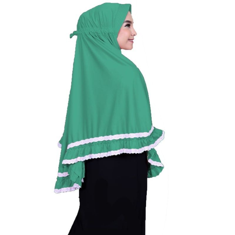 Medan Termurah New Cantik Hijab Soft Jumbo/Jilbab Jersey Hyget Hazna 2 Rempel