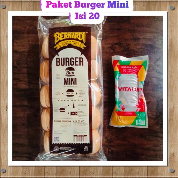 

Paket Burger mini isi 20 ( Bernardi n Vitalia)