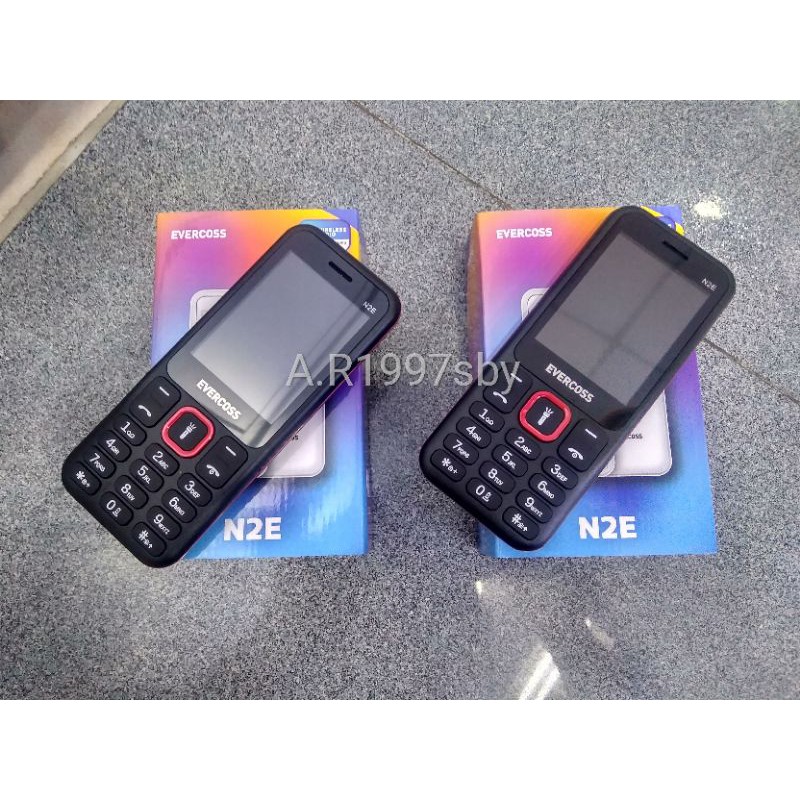 EVERCOSS N2E DUA KARTU GARANSI RESMI