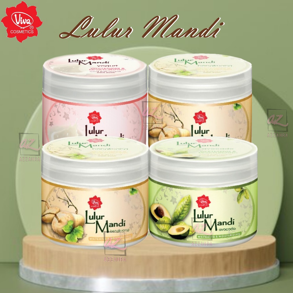 Viva Lulur Mandi Avocado | Soybean | Bengkuang | Yoghurt 225gr BPOM Halal