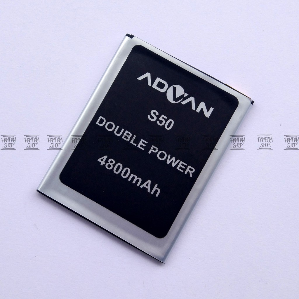 Baterai Advan S50 Double Power ( Batrai Batre Battery S5 0, S 5 0 Original Advance Dual Power )