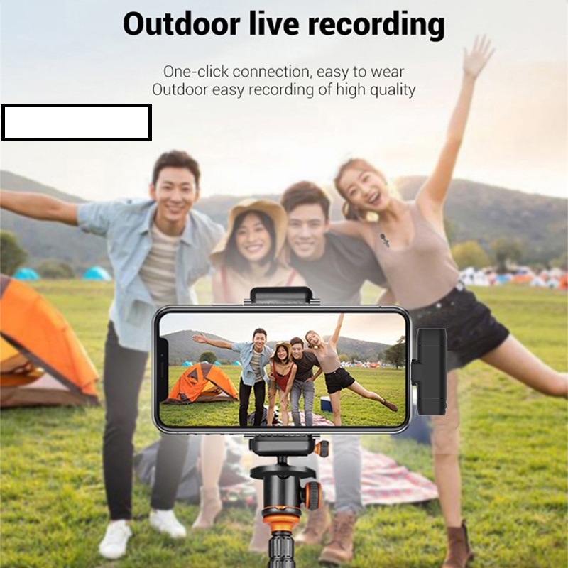 [SB] Wireless Lavalier Microphone Mini Mic for Android Phone Lightning &amp; Type-C