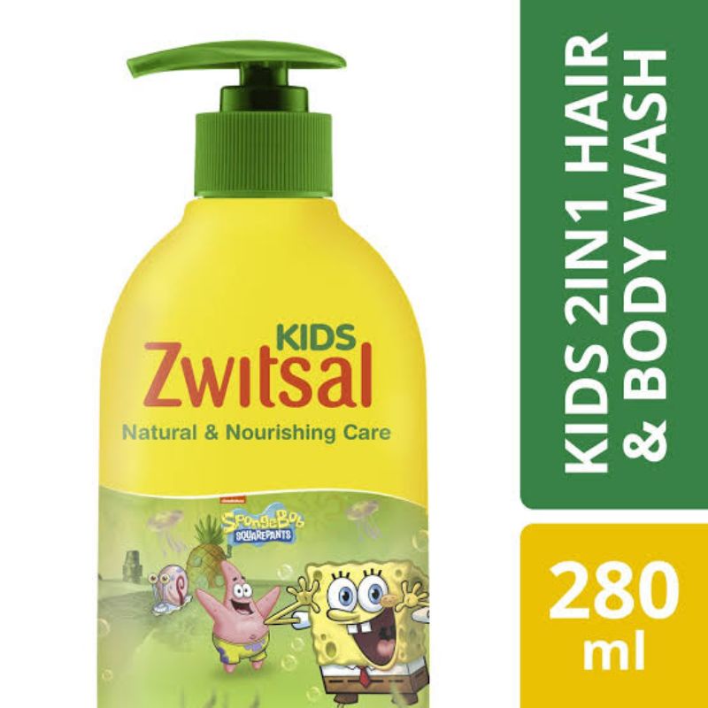 Zwitsal Kids Hair &amp; Body Wash 280ml