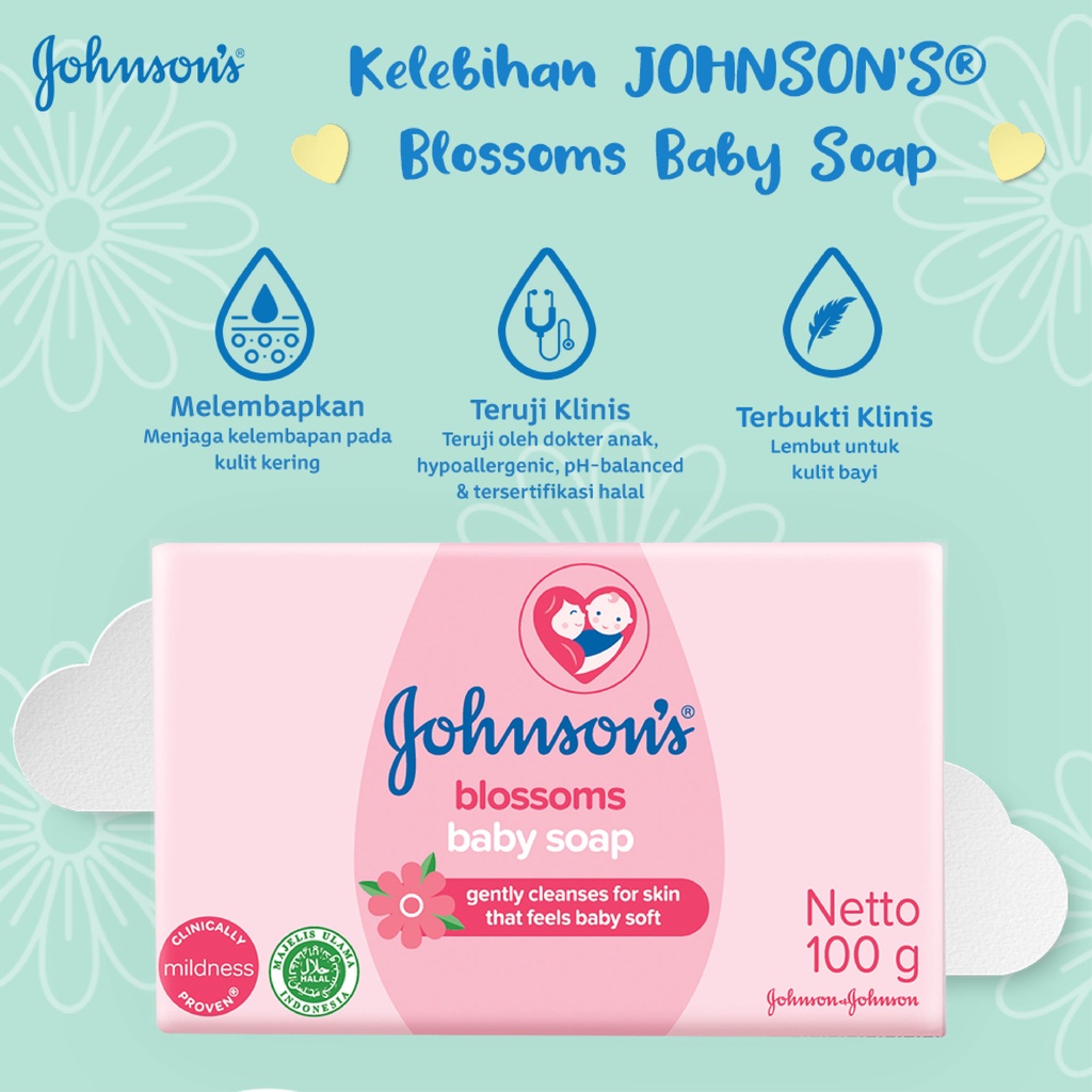 ❤ BELIA ❤ JOHNSON'S Baby Hair Body Wash | Bath | Sabun Mandi Bayi Kepala Badan Tubuh (✔BPOM)