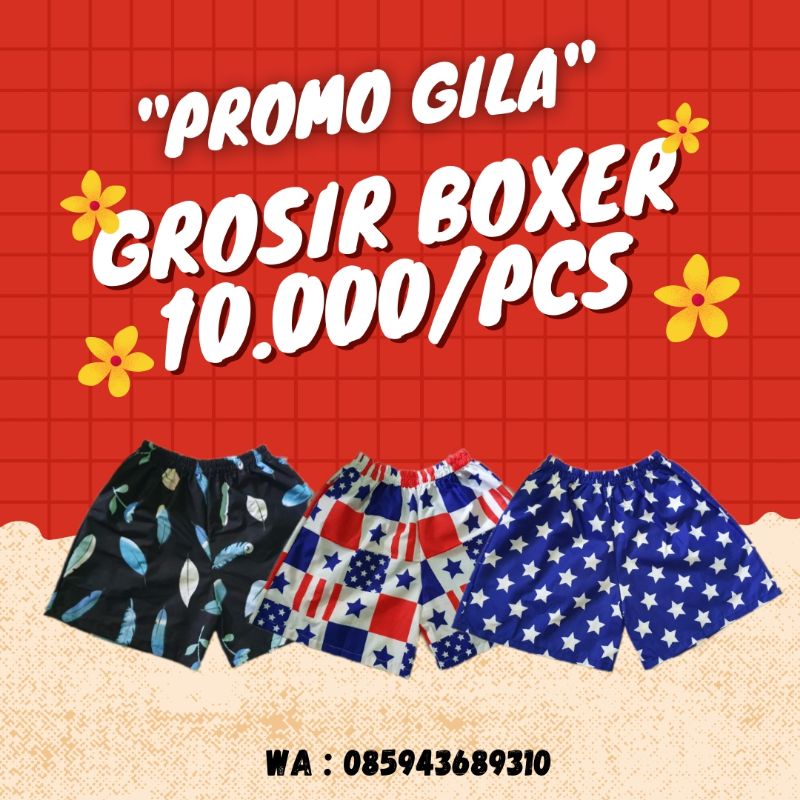 PROMO BOXER ALL ITEM GROSIR 10.000 (BISA COD)