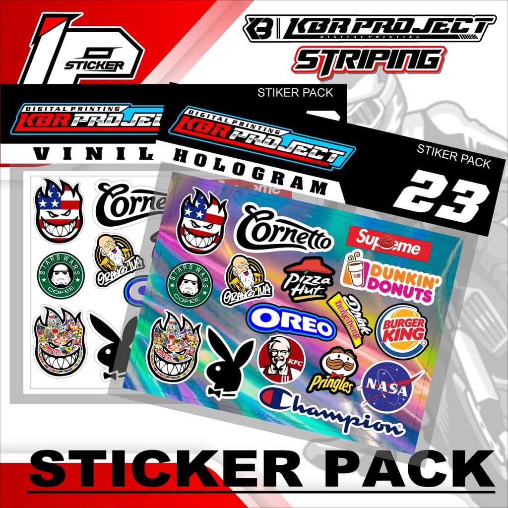 

Sticker Pack - Sticker Pack Variasi List Sticker Pack.23 Design IPING STICKER