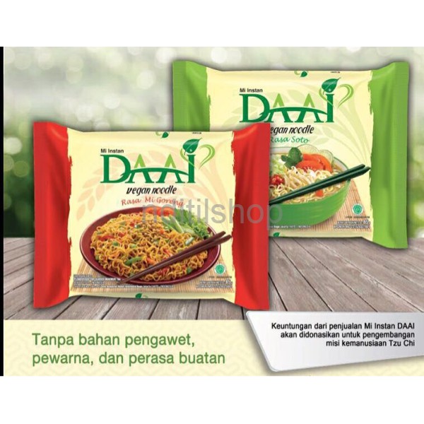 

Da Ai mie instant vegan Daai mi instant rasa campur