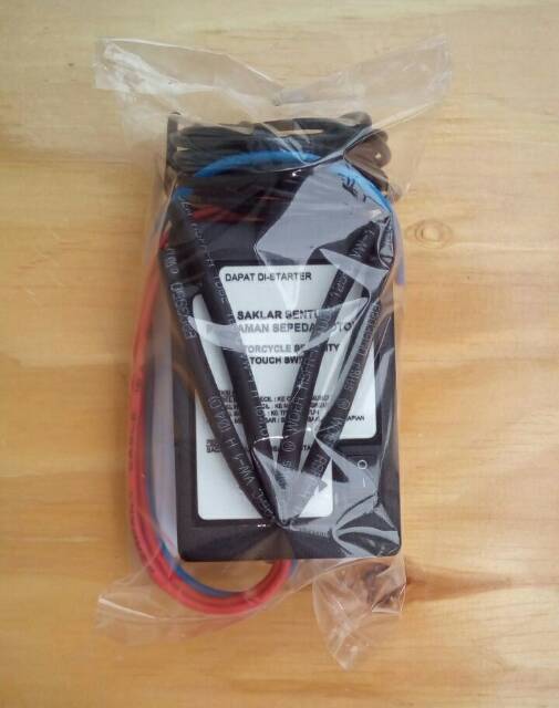 Saklar sensor sentuh pengaman sepeda motor otomatis - kunci rahasia-4
