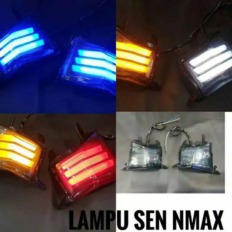 Lampu sen depan nmax led sen nmax led neon lampu sen Nmax lama