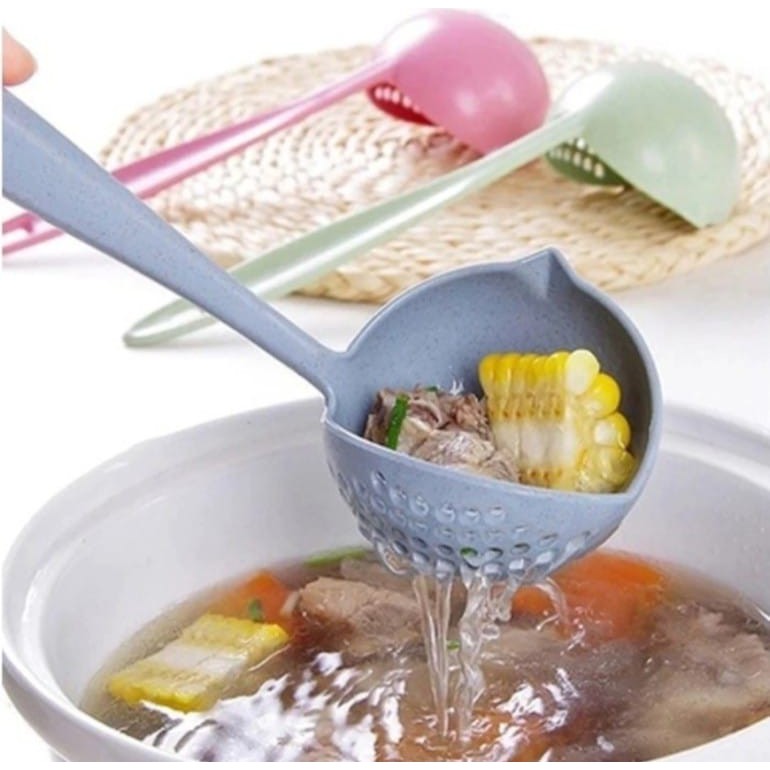 Centong Kuah Soap 2in1 Sendok Saring Sayur Soup Spoon