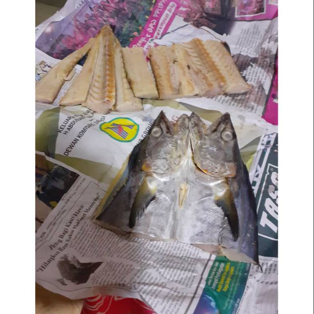 

Ikan telang khas banjarmasin,ikan tenggiri diasinkan