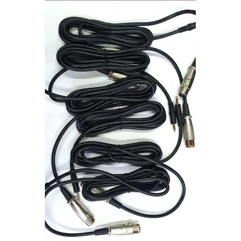 Jual kabel mic BM800 XLR to 3,5mm jack (BERKARAT) Shopee Indonesia