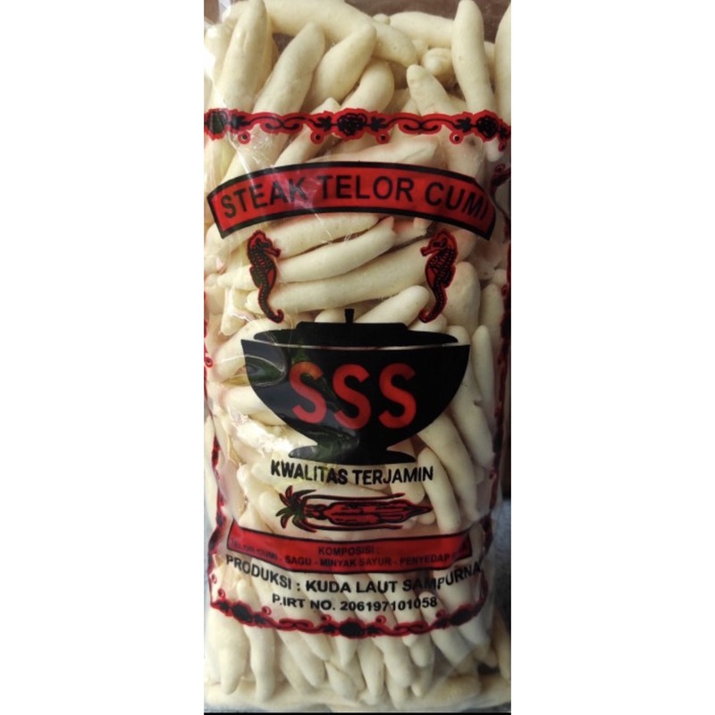 

Stik Telur Cumi Asli Bangka Merek SSS 250gr