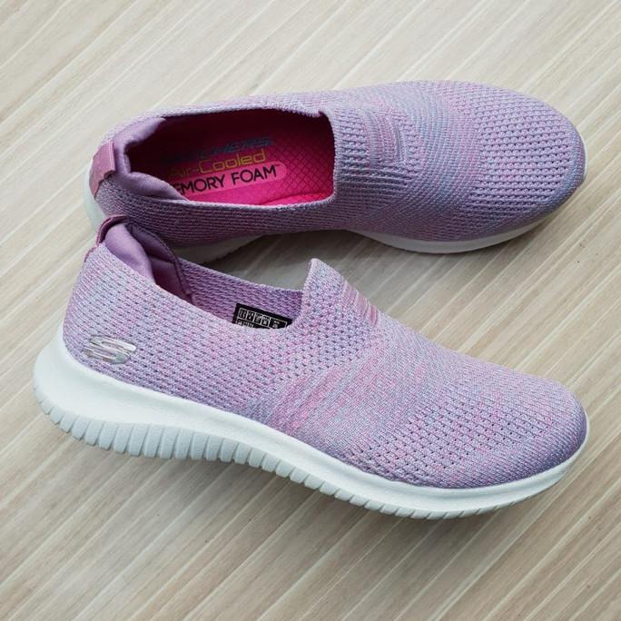 Terbaik Original Sepatu Wanita Skechers Elite Flex Wasik Slip On / Skecher Women - Hitam, 37