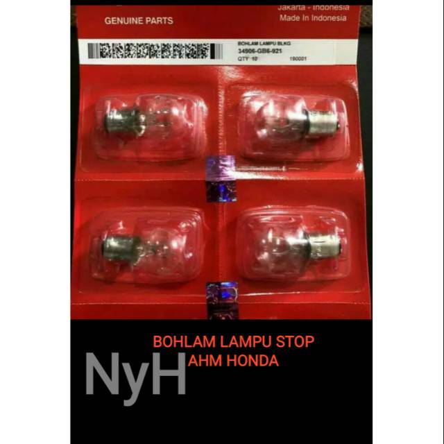 BOHLAM STOP 12V HONDA GB6