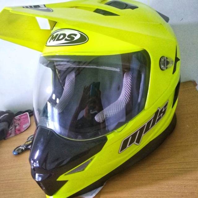 Helm fullface mds supermoto