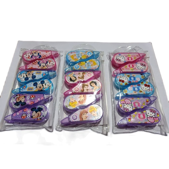 

Update Paket Tip Ex Kertas 48M / Correction Tape Isi 6Pcs Karakter Kartun Limited