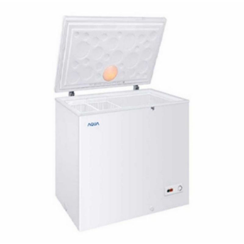 CHEST FREEZER AQUA AQF-150 FR , FREEZER BOX DAGING ICE CREAM