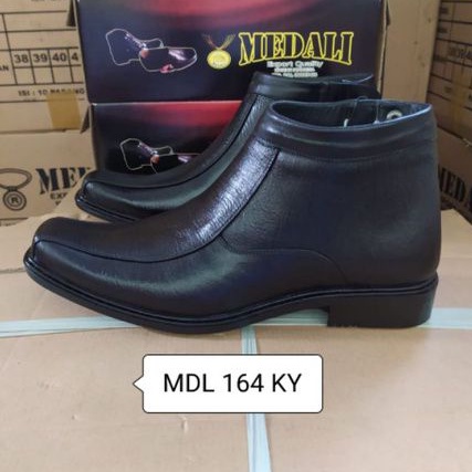 Sepatu Kulit PDH boots Polri TNI security guard PNS sepatu kerja formal tampil lebih keren