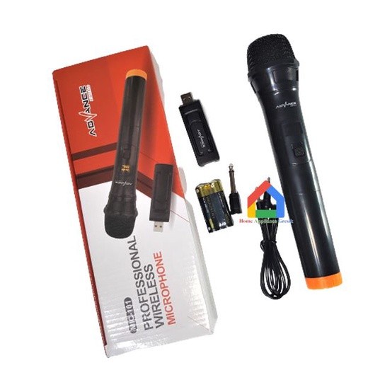 MICROPHONE WIRELESS MEREK ADVANCE M-101 DAN M-102 SINGLE MICROPHONE