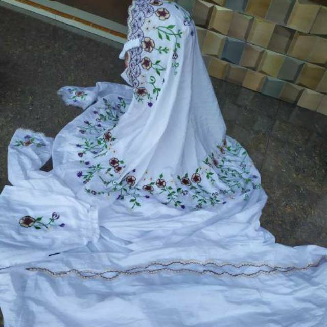 Mukena Lajuran Parasut