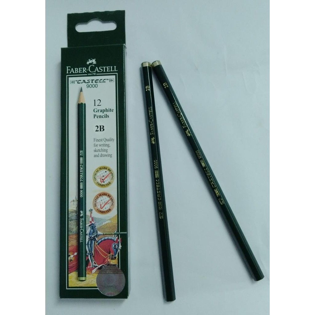 

PENSIL FABER CASTELL / GRAPHITE PENCIL CASTEL 9000 2B