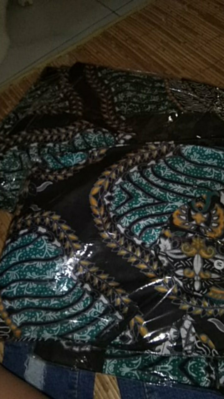 Batik Couple Keluarga Sania Ruffle Ori Ndoro Jowi Dnt Madu