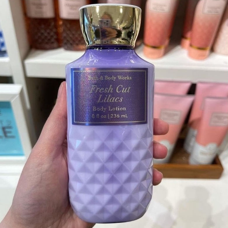 BATH AND BODY WORKS BBW FRESH CUT LILACS SERIES MIST LOTION SHOWER GEL BODY CREAM HAND CREAM SHOWER GEL BODY CREAM LOTION MIST WASH WALLFLOWER ROOMSPRAY SCENTPORTABLE GENTLE GEL DEEP CLEANSING GENTLE FOAMING CREAMY LUXE