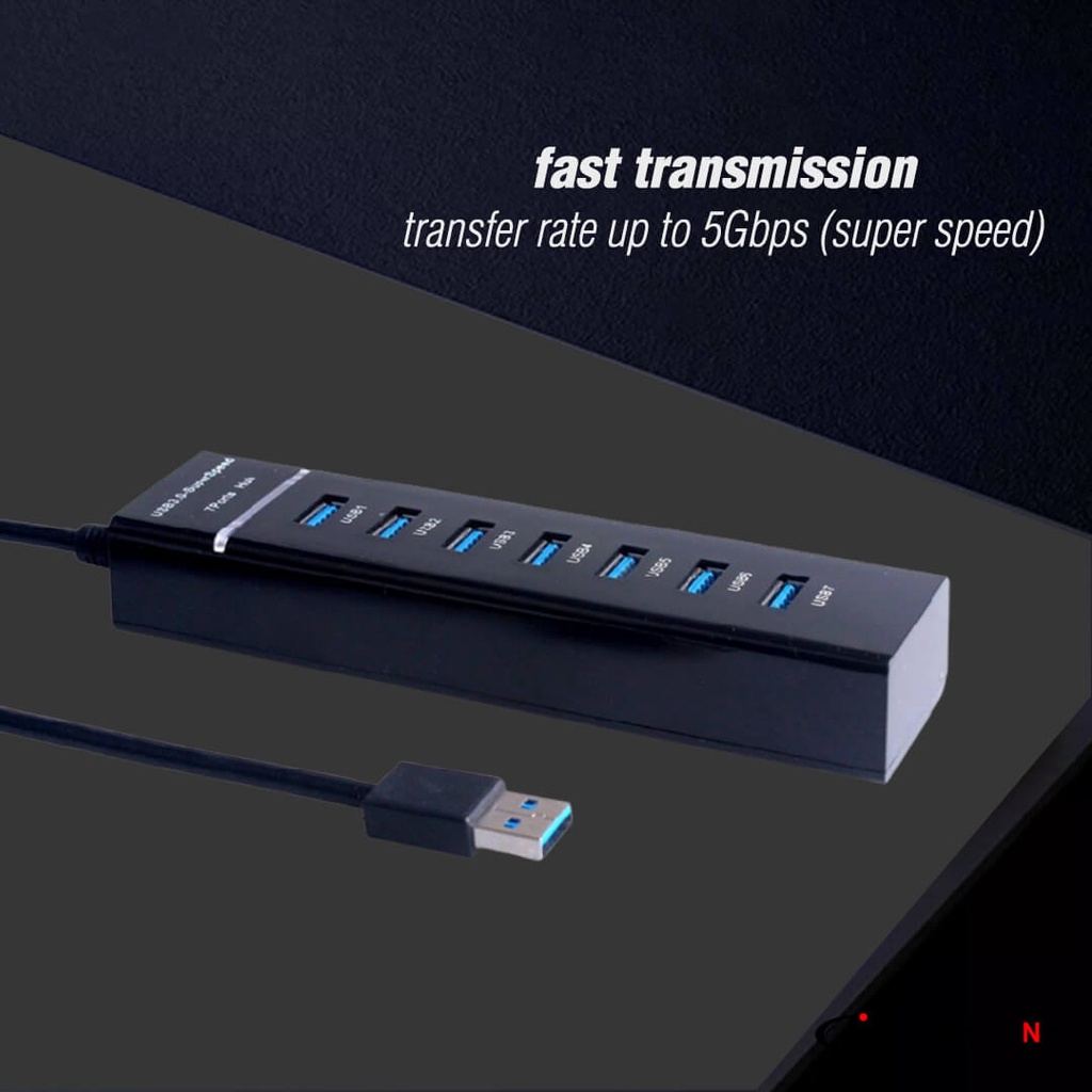 USB 3.0 Hub 7 Port High Speed / USB Hub 7 Slot Data Super Speed USB3.0