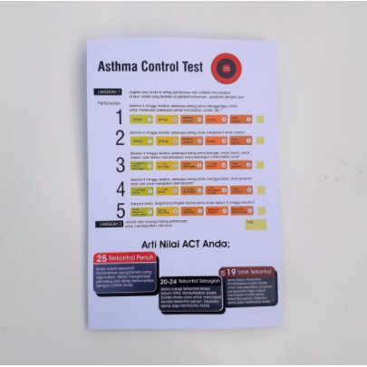 Poster Asthma Control Test, Poster Asma Kontrol Tes, Poster ACT