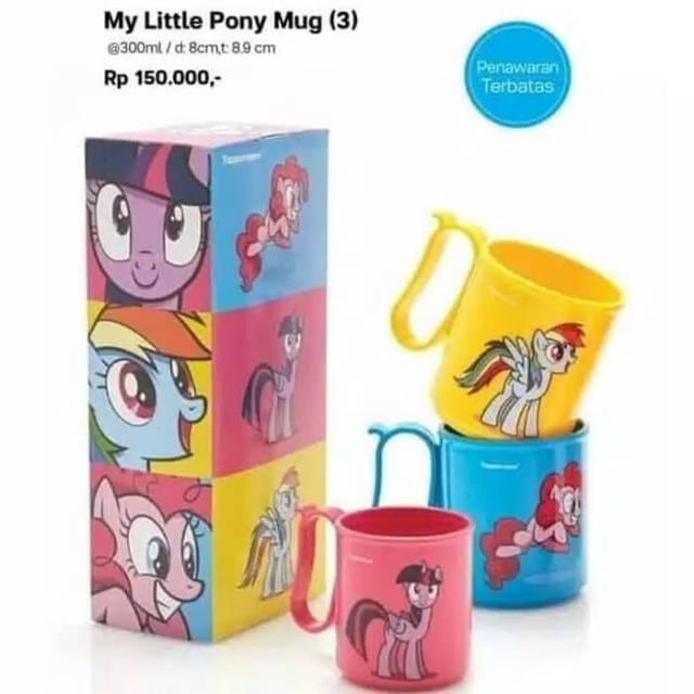 TUPPERWARE LITTLE PONY MUG (3)