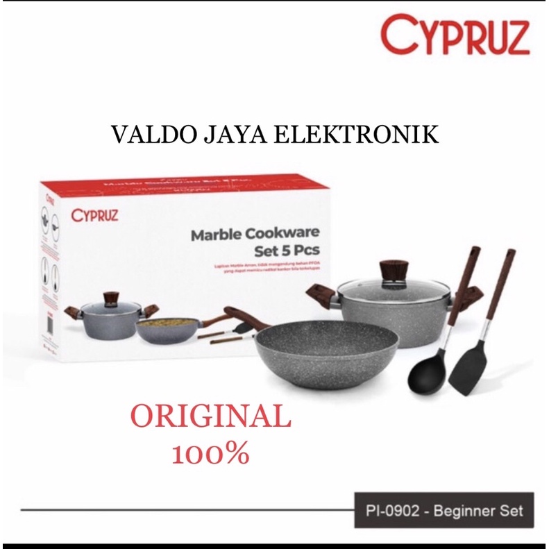 CYPRUZ Marble Set PI-0902 Cypruz Alat Masak Set PI0902 Pi 0902
