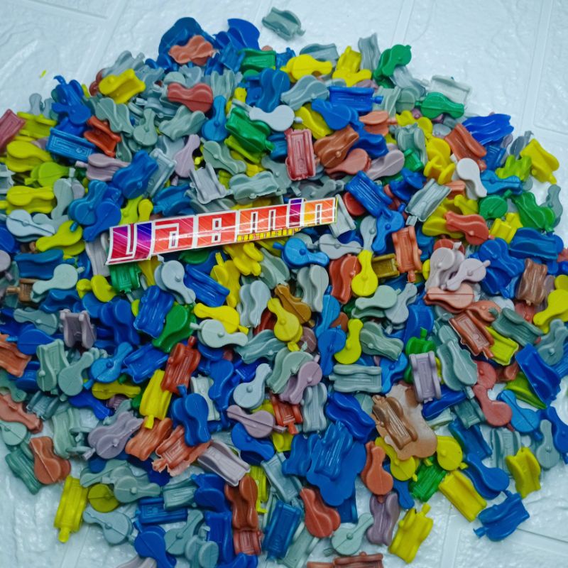 100pcs Mainan biji bekel plastik / biji bekel/mainan jadul/murah/grosir