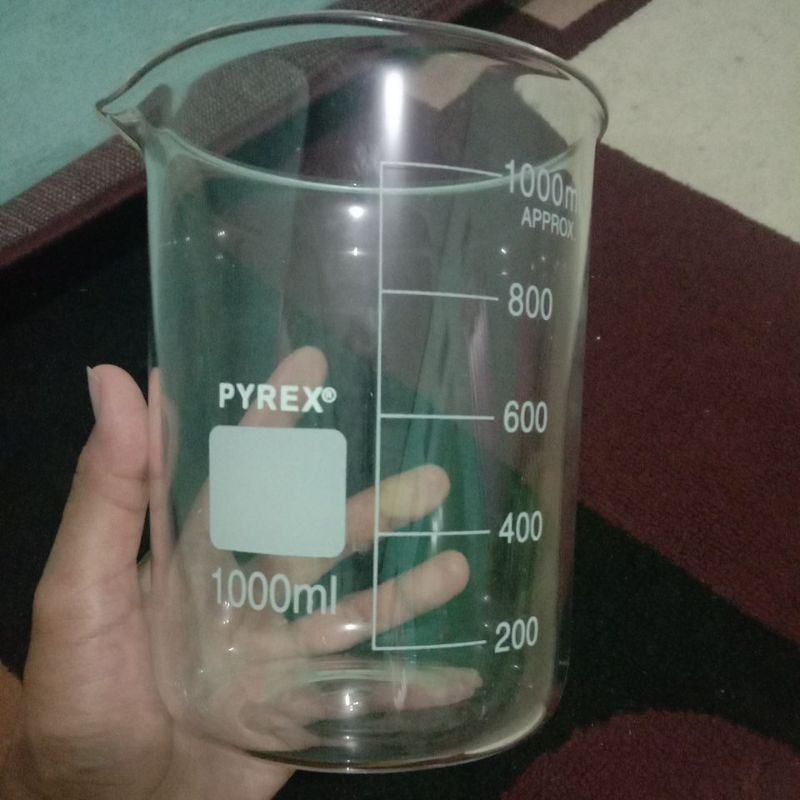 Jual Beaker Gelas Gelas Kimia 1000ml Pyrex Shopee Indonesia