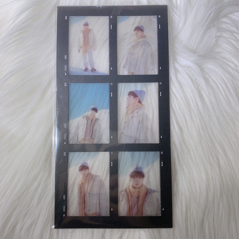 [ READY STOCK ] 6 cut film pc Yoongi SUGA Winter Package WINPACK sharing only