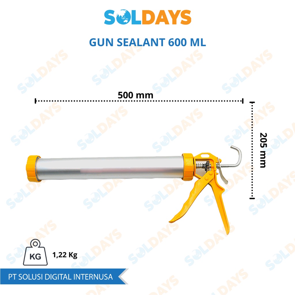 Alat Tembak Sealant / Gun Sealant 600ml